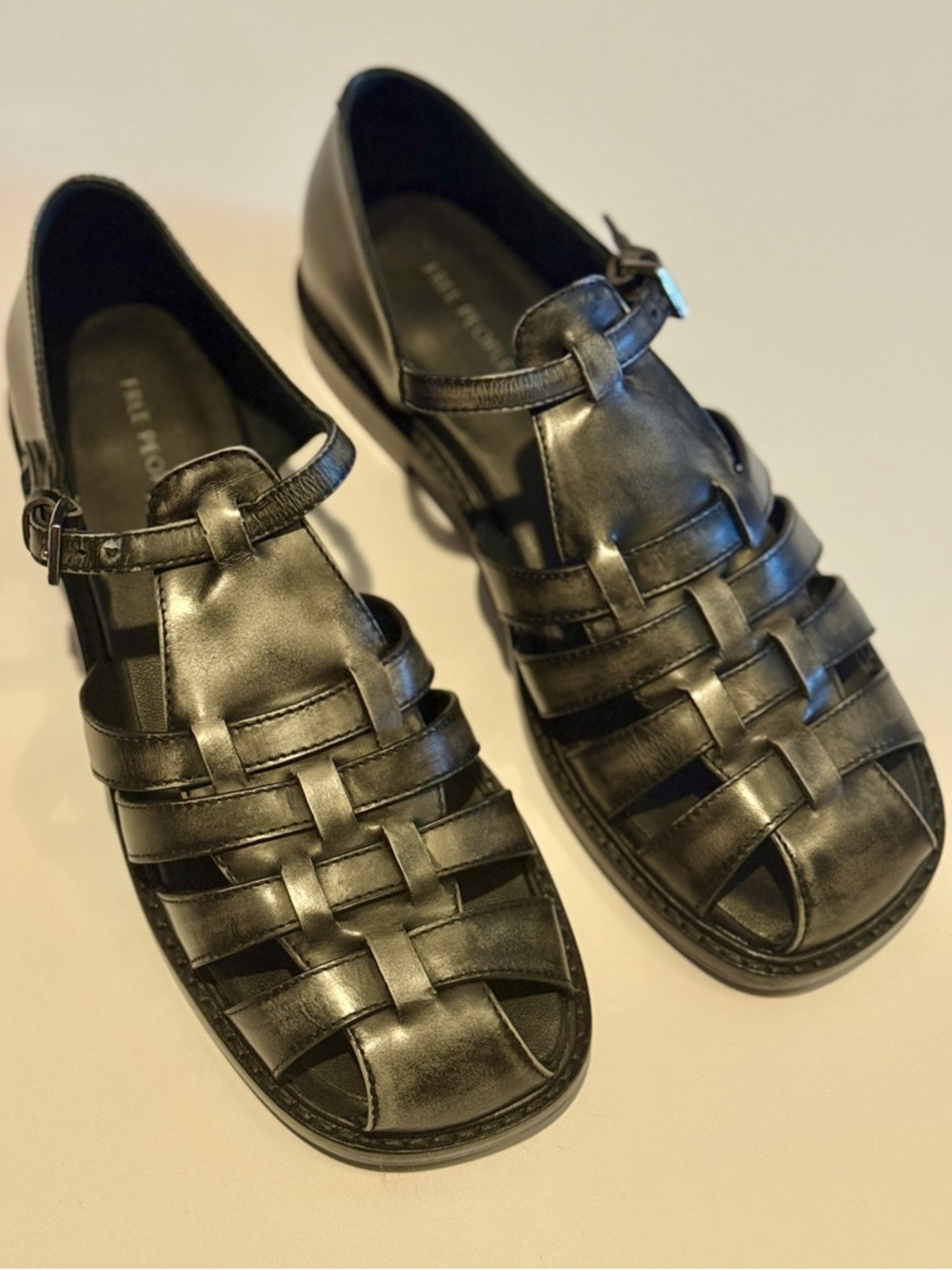 FREE PEOPLE Willow Leather Fisherman Sandals NWT - Picture 4 of 16